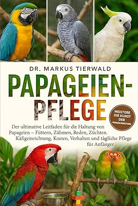 Papageien-Pflege Der ultimative Leitfaden für die Haltung von Papageien Füttern, Zähmen, Reden, Züch